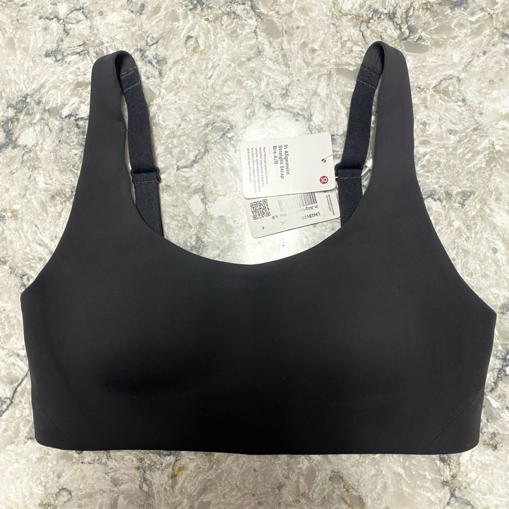 Lululemon In Alignment Straight Strap Padded Sports Bra